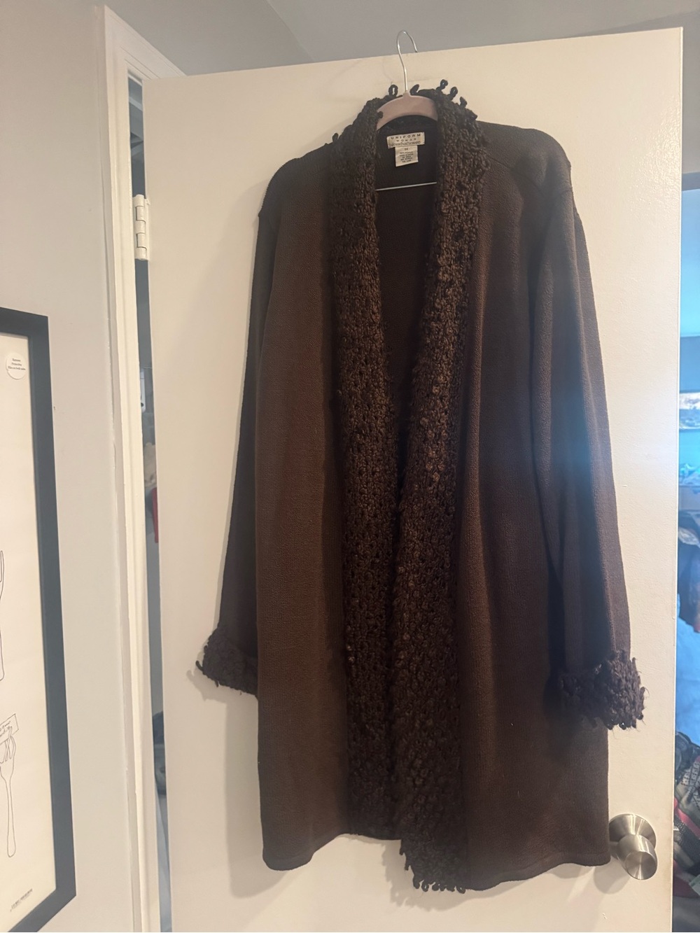 John Paul Richard Women’s Brown Open Front Cardigan Sweater 3X Acrylic